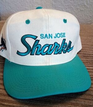 San Jose Sharks Teal and White Sports Specialties Snapback